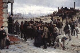La Grève au pays de Charleroi , Robert Koehler, 1886, Deutsches Historisches Museum, Berlin