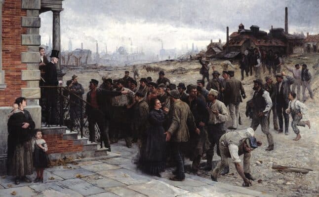 La Grève au pays de Charleroi , Robert Koehler, 1886, Deutsches Historisches Museum, Berlin